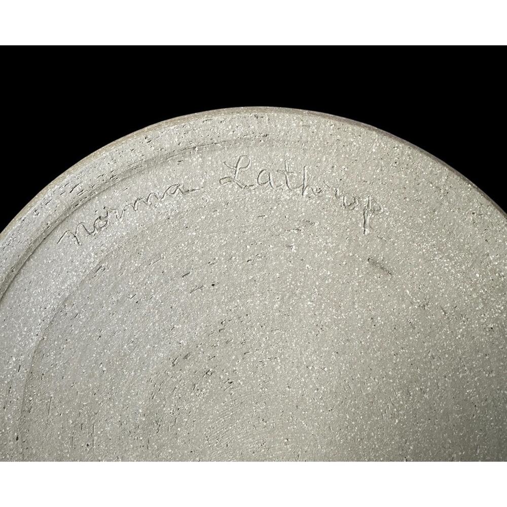Norma Lathrop Studio Trees Pottery Decorative Plate Signed & Dated 2000 Hawaii - Picture 6 of 13